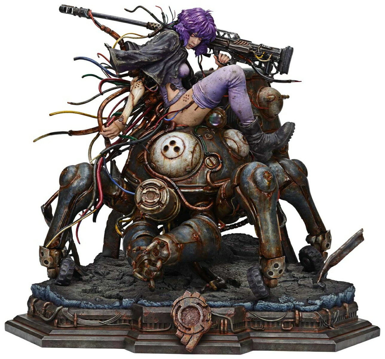 ザ・レジェンド・オブ・ビューティ・アンド・ビースト 1/4 『攻殻機動隊 STAND ALONE COMPLEX』 草薙素子&タチコマ Art byエンテイ・リュウ キャラクターカラーVer 【LBBGITS-02】 (フィギュア)【クレジットカード決済限定】