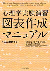 心理学実験演習 図表作成マニュアル