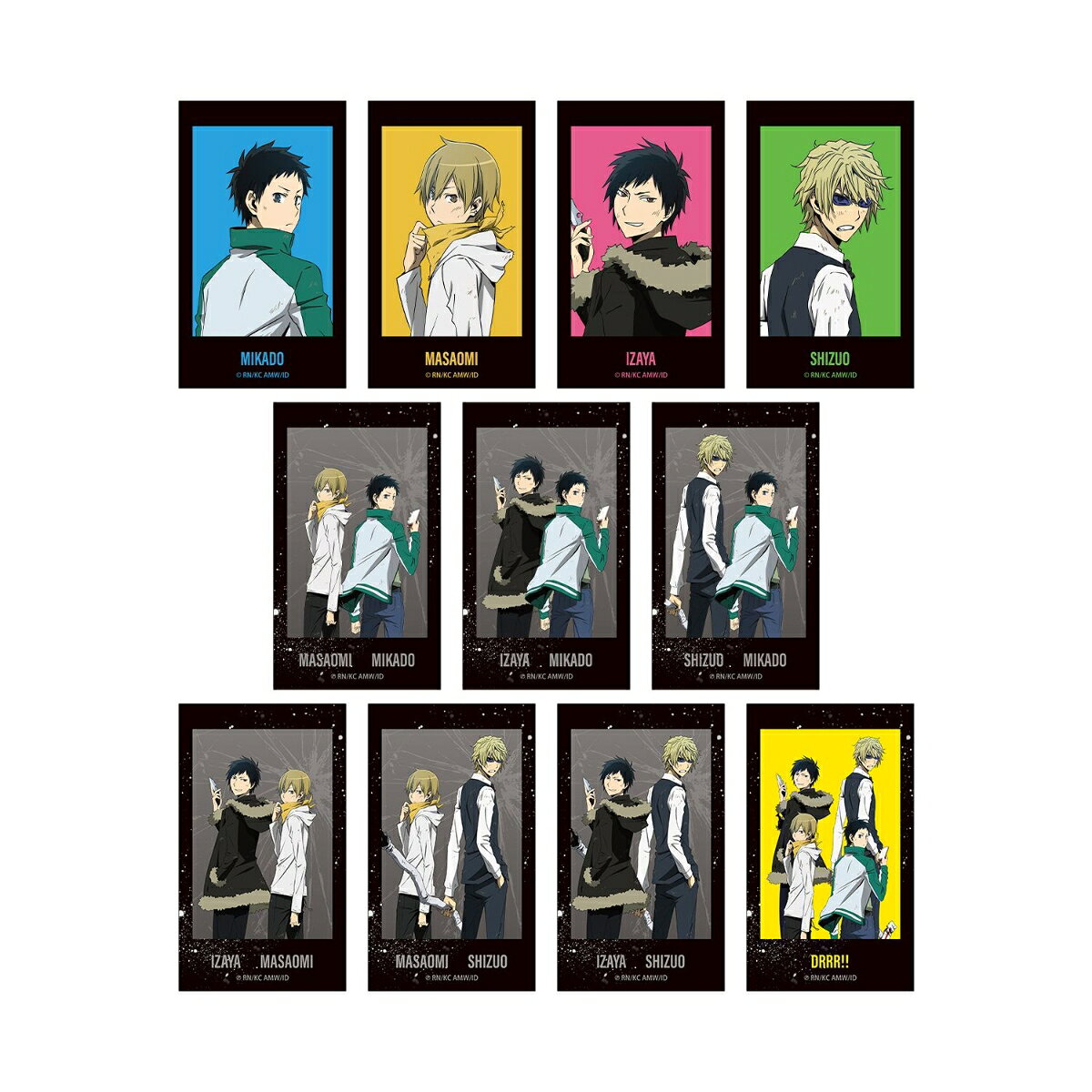 TVアニメ「デュラララ!!×2」描き下ろし 戦う背中ver. トレーディング Ani-Frame(BOX＝11個入)