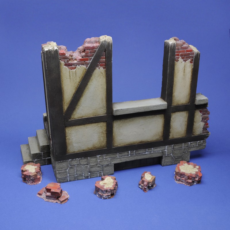 1/16 ジオラマアクセサリー WWII ドイツの廃墟の家 No.1 【RM1099】 (プラモデル)