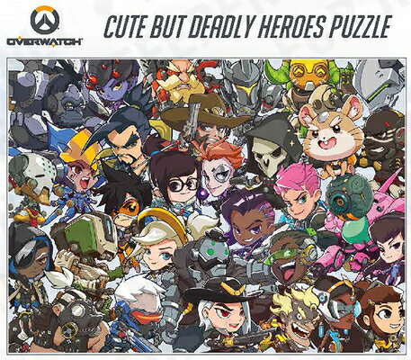 For fans of Blizzard Entertainment's online games Overwatch: Pachimari Heroes and Overwatch: Cute But Deadly Heroes--each 1,000-piece jigsaw puzzle highlights favorite characters.ters.