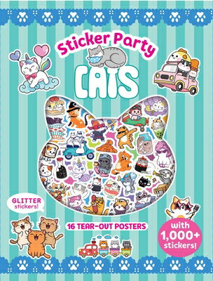 Sticker Party: Cats STICKERS-STICKER PARTY CATS 