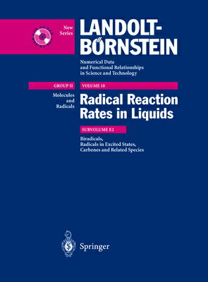 Biradicals, Radicals in Excited States, Carbenes, and Reladte Species: Index of Substances for II/13 BIRADICALS RADICALS IN EXCITED [ B. R. Arnold ]