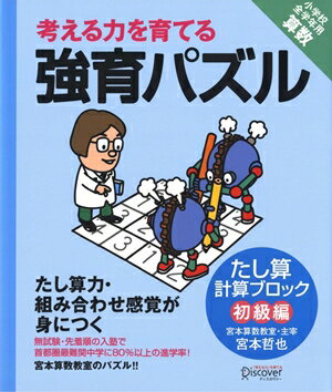 【宮本算数教室の教材】考える力を育てる 強育パズル たし算計算ブロック 初級編【小学校全学年用 算数】