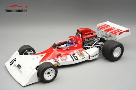 テクノモデル 1/18 BRM P160E スペインGP 1973 #19 Niki Lauda ドライバーフィギュア付き 【TMD18-420D】 (ミニカー)