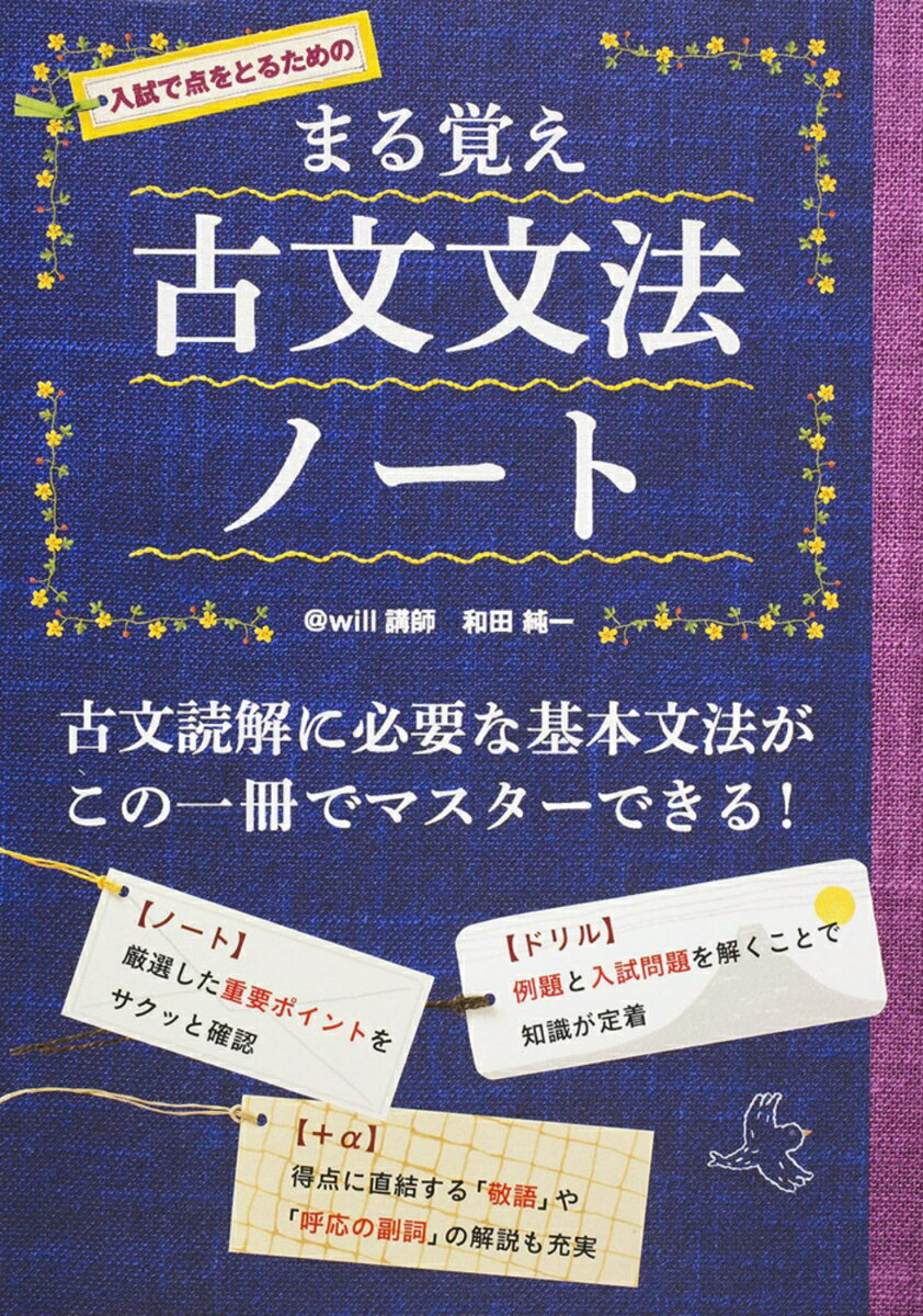 入試問題の読解に必要な古文文法を45テーマにまとめ、丁寧に解説。確認ドリル・実戦ドリルで、問われやすい知識の定着度を確認できる。敬語・副詞も充実した究極の一冊！