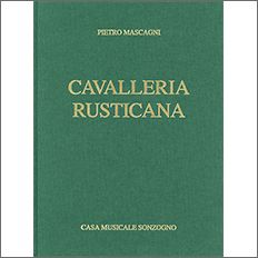 【輸入楽譜】マスカーニ, Pietro: オペラ「カヴァレリア・ルスティカーナ」(伊語)(布装)