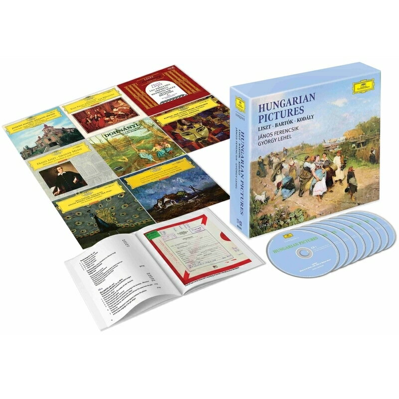 【輸入盤】『ハンガリーの風景〜リスト、バルトーク、コダーイ、他』　ヤーノシュ・フェレンチーク、ジェルジ・レヘル、他（17CD）