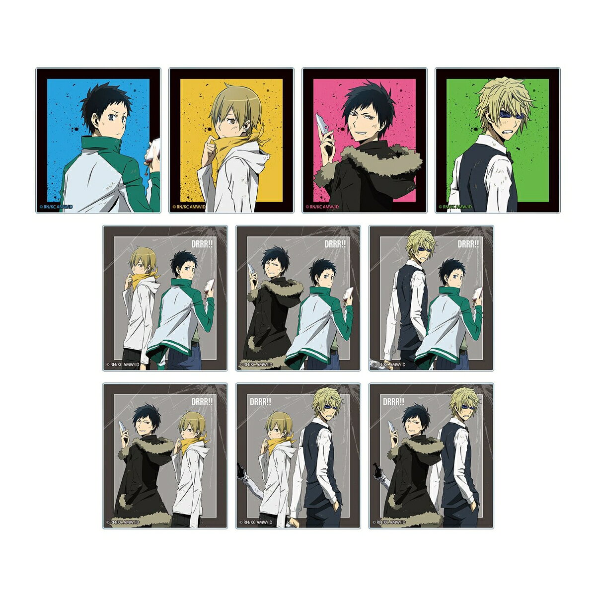 TVアニメ「デュラララ!!×2」描き下ろし 戦う背中ver. トレーディングアクリルカード(BOX＝10個入)
