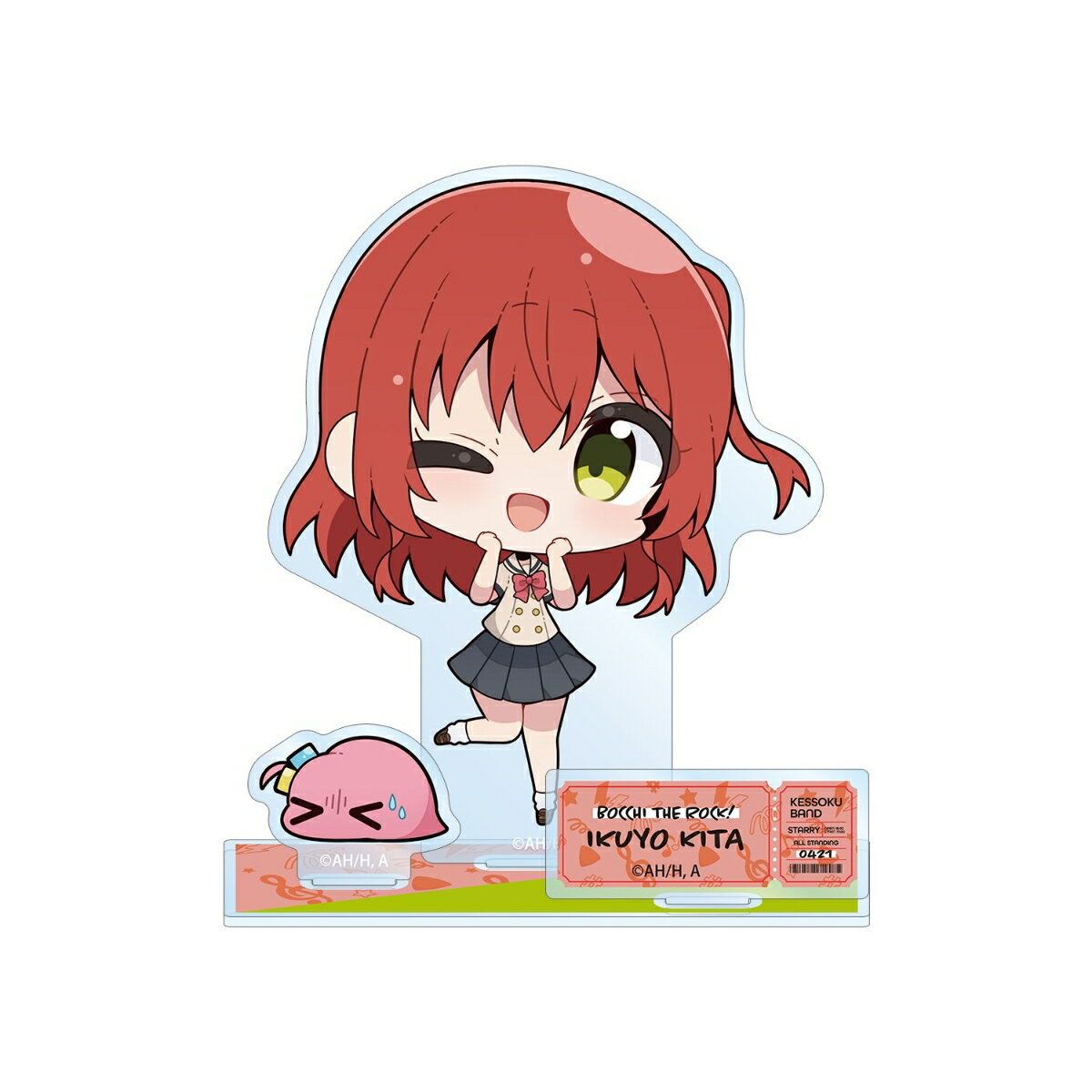 アニメ「ぼっち・ざ・ろっく！」むーらんさんイラスト 喜多郁代 制服ver. パーツ付きBIGアクリルスタンド