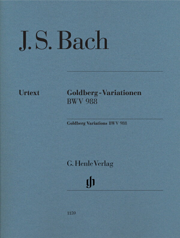 【輸入楽譜】バッハ, Johann Sebastian: ゴールドベルク(ゴルトベルク)変奏曲 BWV 988/原典版/Steglich編(運指なし)