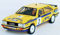 トロフュー 1/43 アウディ クーペ クワトロ 1987年 ボヘミアラリー 優勝 #2 Attila Ferjancz/Janos Tandari 【dsn297】 (ミニカー)