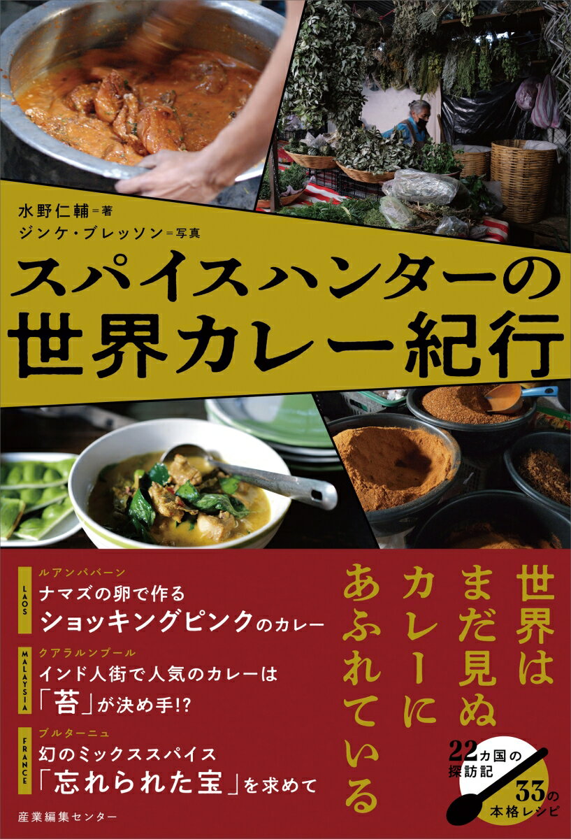 世界はまだ見ぬカレーにあふれている。２２カ国の探訪記。３３の本格レシピ。