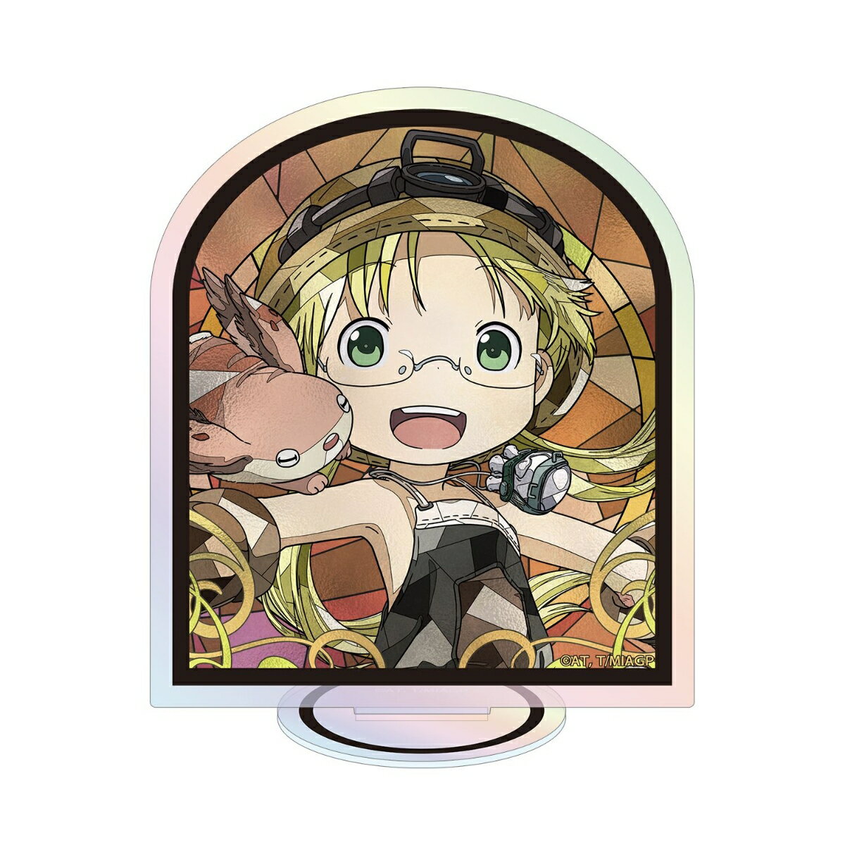 メイドインアビス 烈日の黄金郷リコ&メイニャ Aure Glass オーロラアクリルスタンド