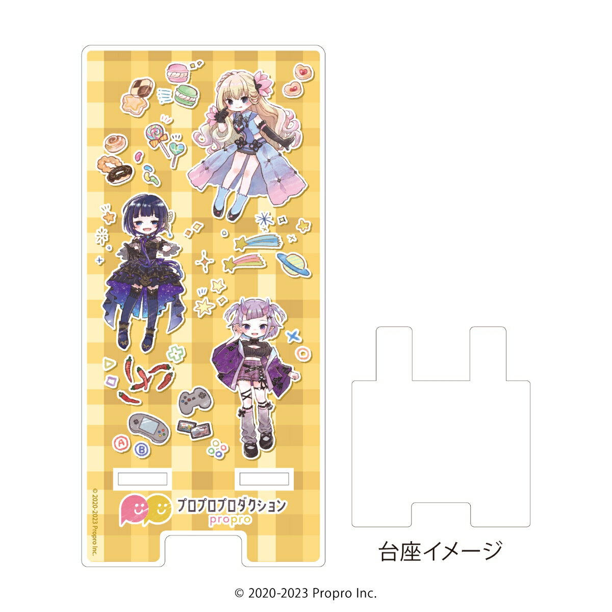 スマキャラスタンド「プロプロ」01/プロプロプロダクション(グラフアートイラスト)【グッズ】