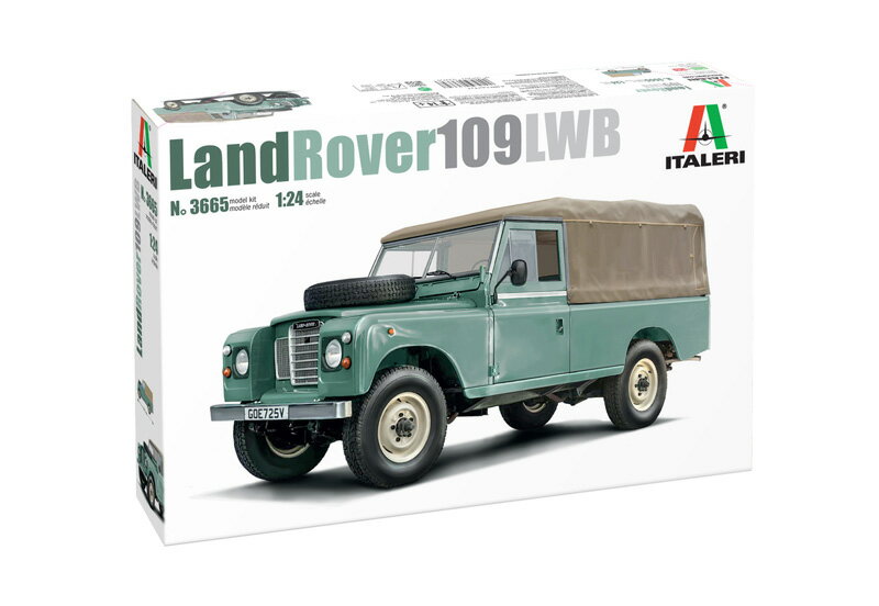 1/24 ランドローバー 109 LWB(日本語説明書付属) 【IT3665】 (プラスチックモデルキット)