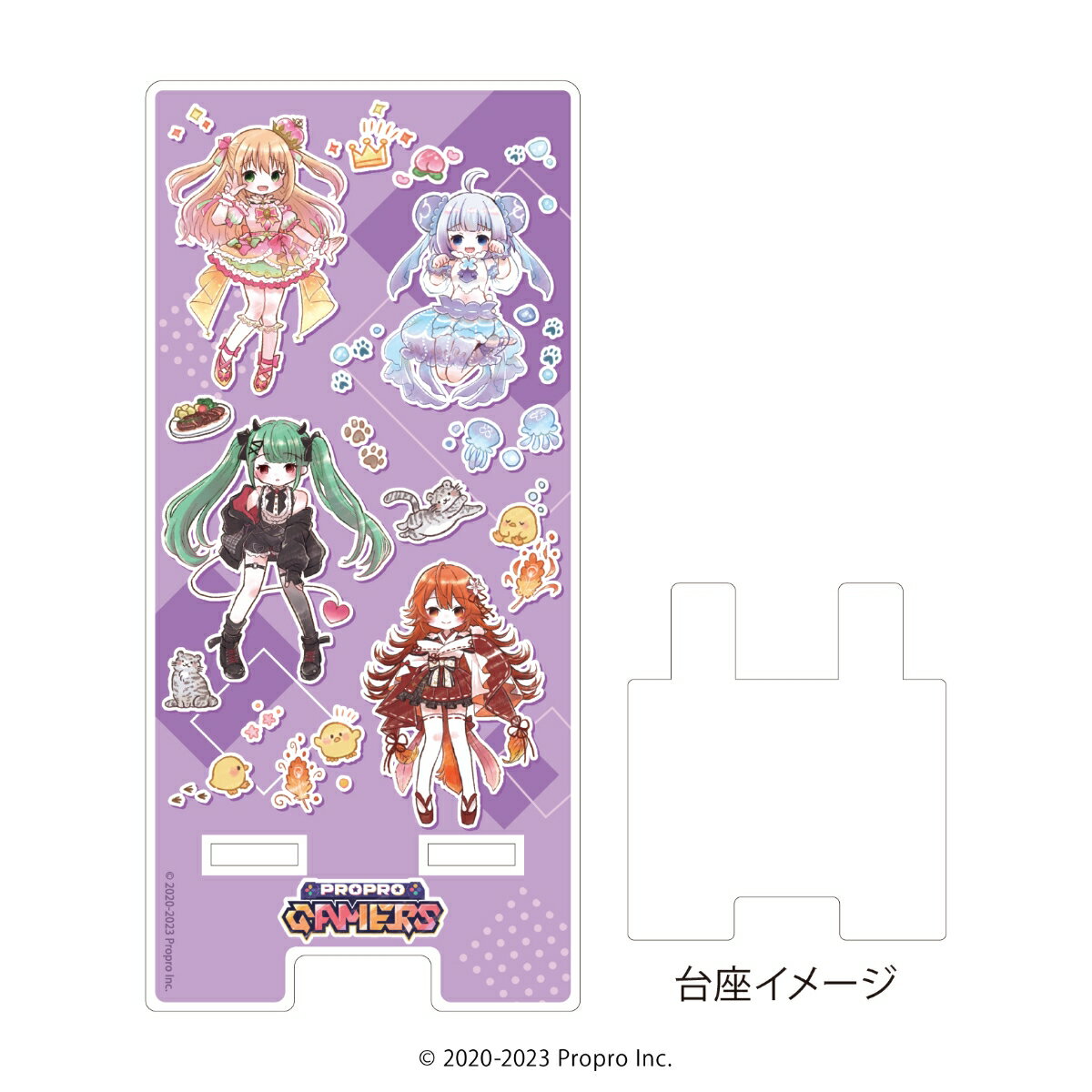 スマキャラスタンド「プロプロ」02/プロプロゲーマーズ(グラフアートイラスト)【グッズ】