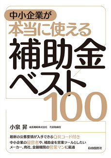 中小企業が本当に使える補助金ベスト100の表紙