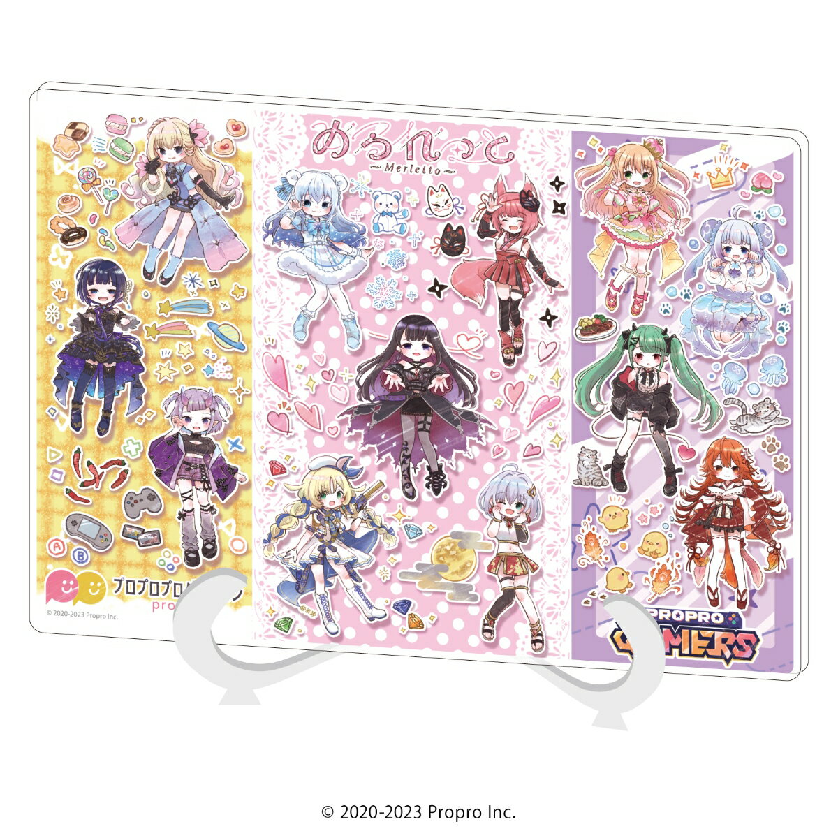 アクリルアートボード(A5サイズ)「プロプロ」01/一枚絵デザイン(グラフアートイラスト)【グッズ】