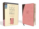 Niv, Premium Gift Bible, Leathersoft, Pink/Brown, Red Letter Edition, Comfort Print NIV PREMIUM GIFT BIBLE LEATHER 