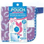 パープル／どっとポーチキープ　リボン