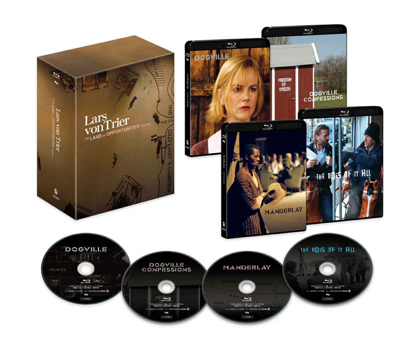 ラース・フォン・トリアー「機会の土地アメリカ三部作/The Land of Opportunities Trilogy」Blu-ray BOX III(完全初回生産限定 特装アウターボックス仕様)【Blu-ray】