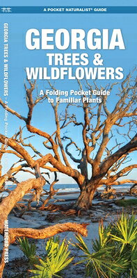 Georgia Trees and Wildflowers is a portable reference guide featuring over 130 species of trees and wildflowers found in Georgia. This richly illustrated and detailed guide is printed on durable material and folds for easy handling. A map of botanical sanctuaries is provided on the back cover.