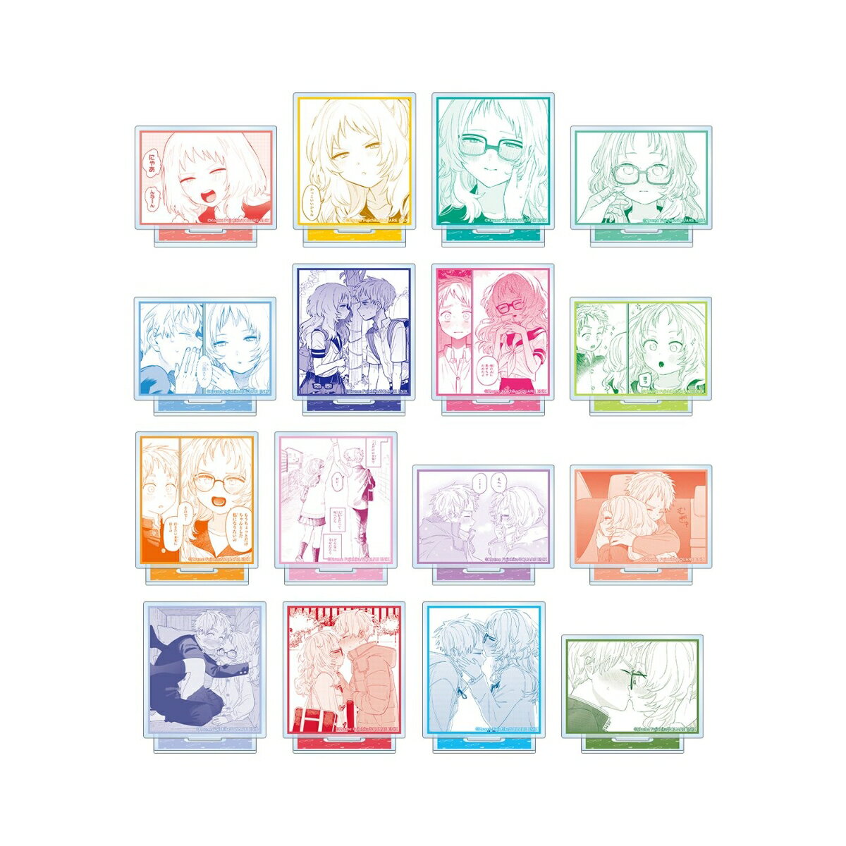 好きな子がめがねを忘れたトレーディング原作コマアクリルスタンド(BOX＝16個)
