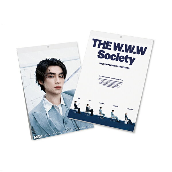 【先着特典】【WayV】2027 SEASON'S GREETINGS ＜店舗イベント限定＞ ［CALENDAR+GOODS］＋ 2027 Wall Calendar ＜店舗イベント限定＞(フォトカード1セット（メンバー各1枚：1セット）+セルフィーフォトカード（メンバー別ランダム1枚）)