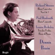 【輸入盤】Horn Concerto, 1, 2, : Brain(Hr) Galliera / Sawallisch / Po +hindemith, L.berkeley [ シュトラウス、リヒャルト（1864-1949） ]