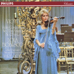 ヴィオッティ:ヴァイオリン協奏曲22、23番 [ ローラ・ボベスコ ]のサムネイル