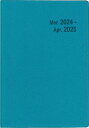 HAKUBUNKAN 2024年4月始まり 手帳 A6 4785 SD-15 Indexプランナー ターコイズ 日記 デザイン おしゃれ 大人かわいい 手帳カバー ダイアリー スケジュール帳 手帳のタイムキーパー