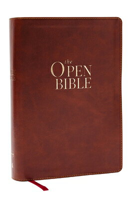 Rakuten - The Open Bible: Read and Discover the Bible for Yourself (NKJV Brown Leathersoft, Red Letter, Comfor OPEN READ & DISCOVER THE BIBLE [ Thomas Nelson ]
