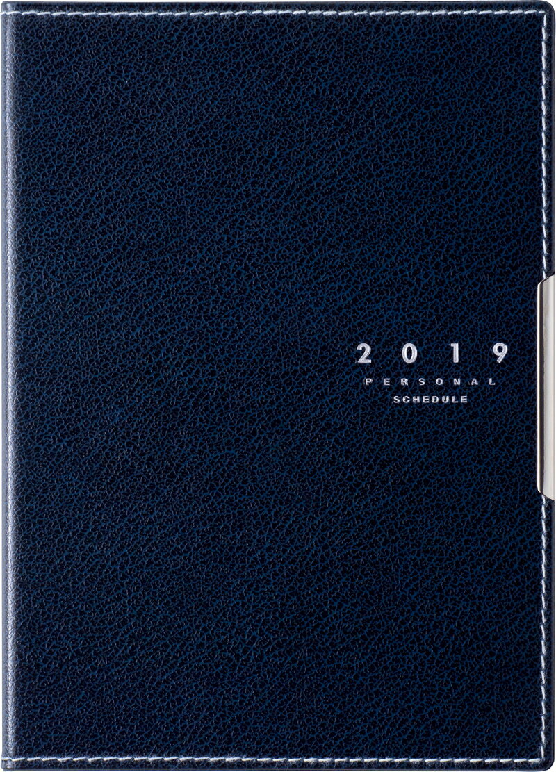 2019年版 1月始まり No.408 ディアクレールライト2月曜始まり ダークネイビー