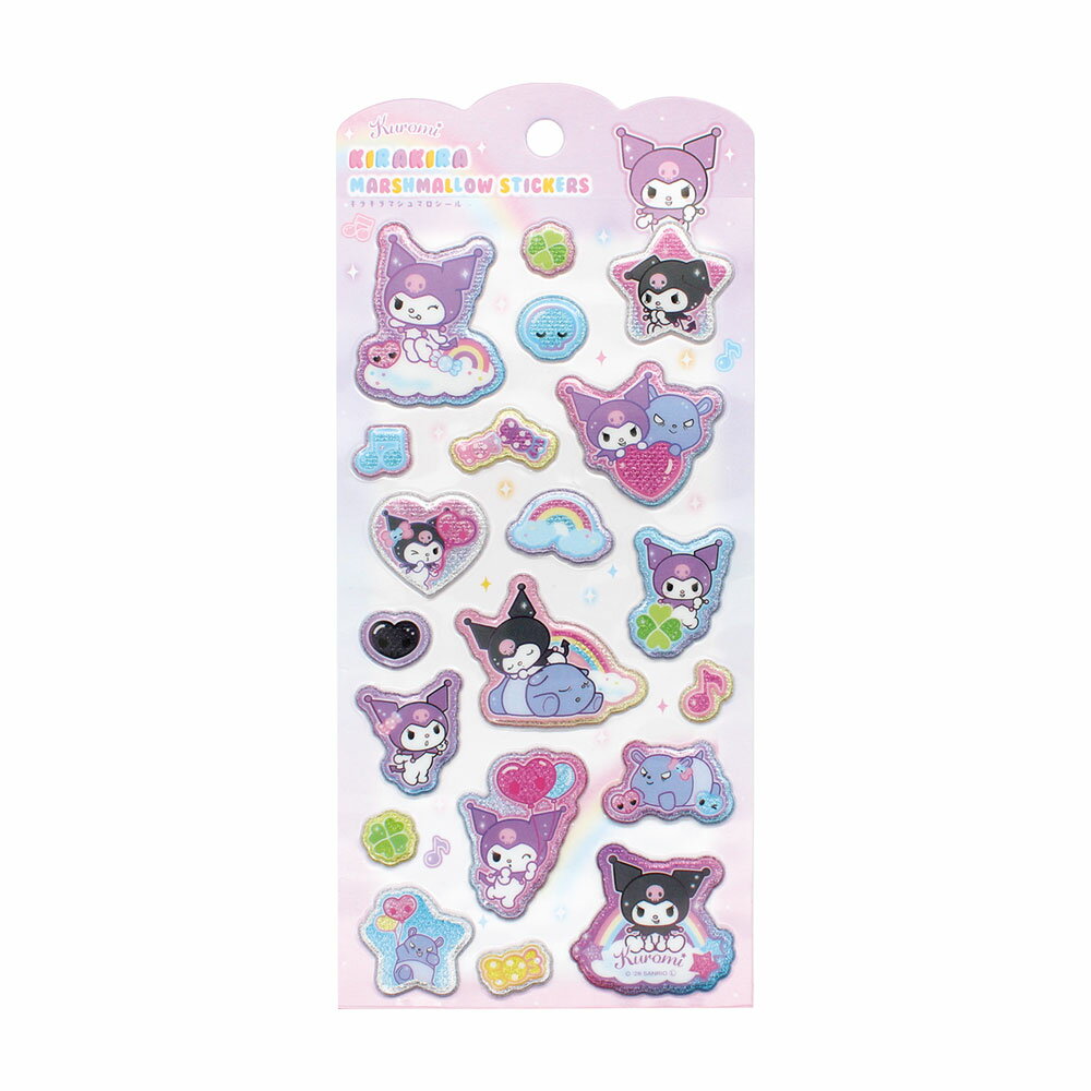ぷっくりマシュマロ！キラキラでかわいい！【対象年齢】：6歳以上【商品サイズ (cm)】(幅×高さ×奥行）：9×17.5×0.1