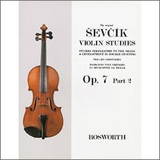 【輸入楽譜】シェフチーク(セヴシック), Otakar: トリルとダブル・ストップの予備練習 Op.7 第2巻