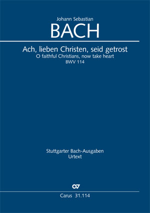 【輸入楽譜】バッハ, Johann Sebastian: カンタータ 第114番「ああ、愛するキリスト者よ、心安んぜよ」 BWV 114/原典版/Kubik編: 指揮者用大型スコア