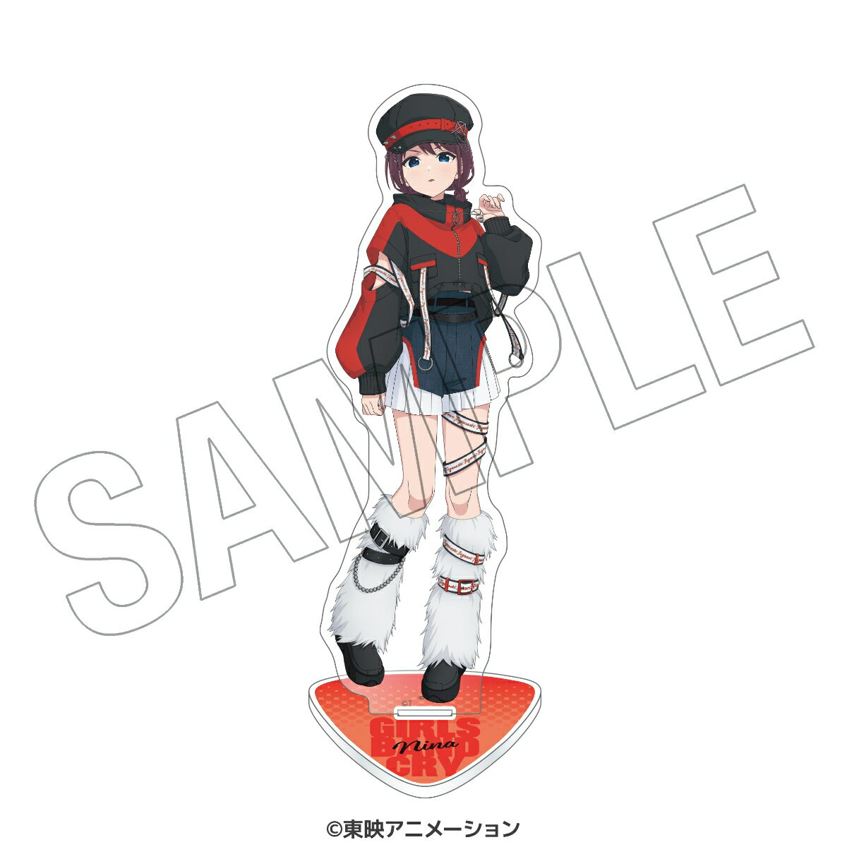 ガールズバンドクライ　描き下ろしアクリルスタンド　＜ステージ衣装風＞　（井芹仁菜）