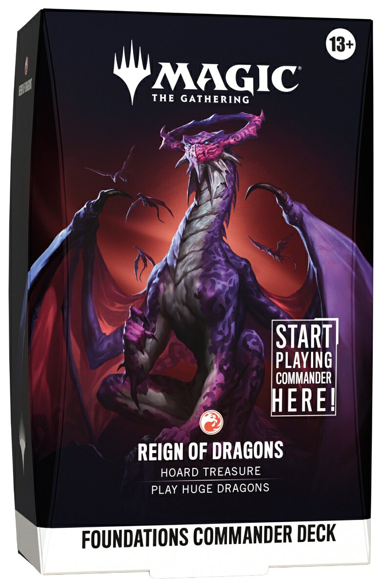 マジック：ザ・ギャザリング ファウンデーションズ 統率者デッキ 英語版「Reign of Dragons」
