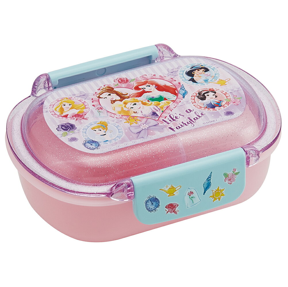 ディズニー プリンセス 2026　お弁当箱 子供 1段 360ml パッキン洗いやすいキッズランチボックス