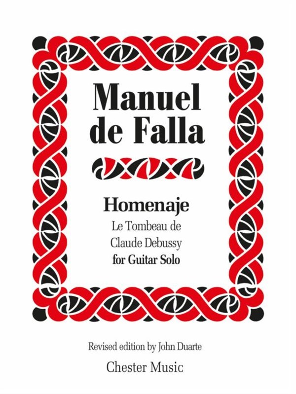 【輸入楽譜】ファリャ, Manuel de: クロード・ドビュッシーの墓碑銘のための賛歌(ギター・ソロ)/2014年改訂版/デュアルテ編