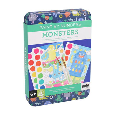 Paint by Numbers: Monsters SPA-PAINT BY NUMBERS MONSTERS [ Petit Collage ]