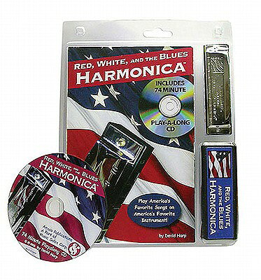 Red, White, and the Blues Harmonica: Book/CD/Harmonica Pack [With] Harmonica and Case RED WHITE & THE BLUES HARMONIC [ David Harp ]