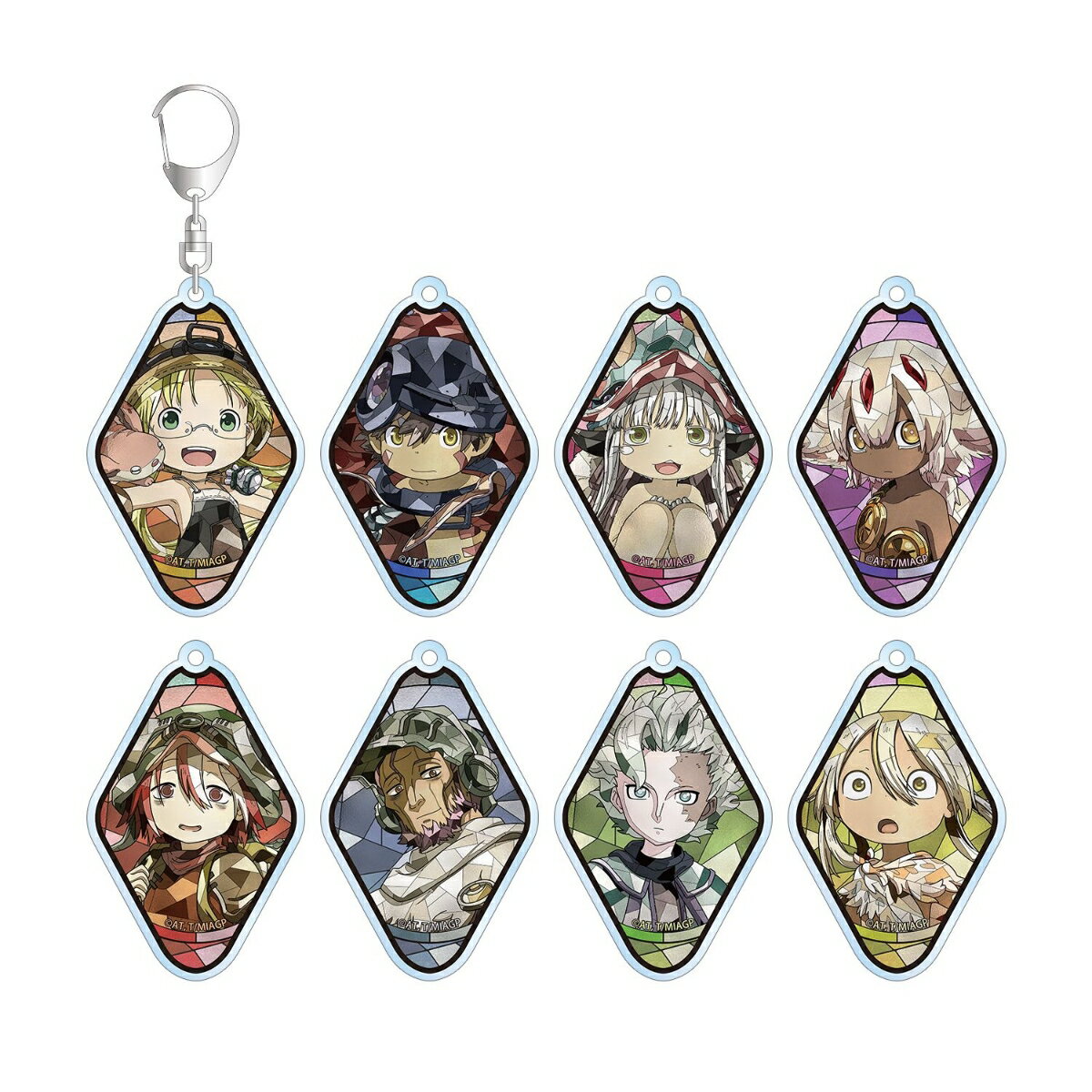 メイドインアビス 烈日の黄金郷トレーディング Aure Glass アクリルキーホルダー(BOX＝8個)