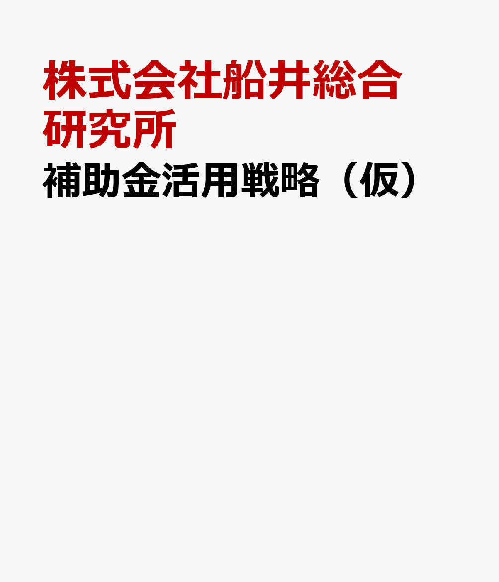 補助金活用戦略（仮）