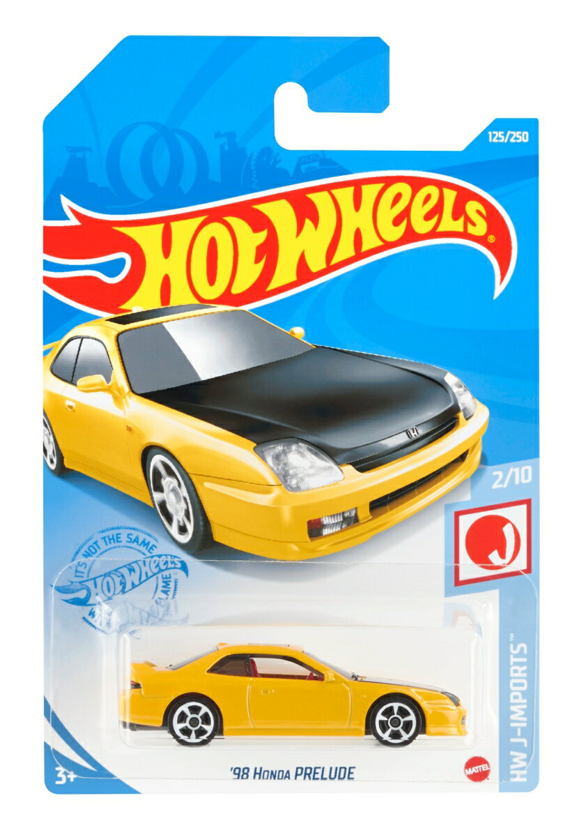 ホットウィール(Hot Wheels) ベーシックカー 98 ホンダ プレリュード HBN97の画像