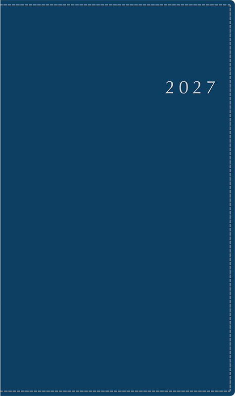 2027年 手帳 1月始まり No.413 ニューダイアリー カジュアル 3 [ネイビー]高橋書店 手帳判 ウィークリー
