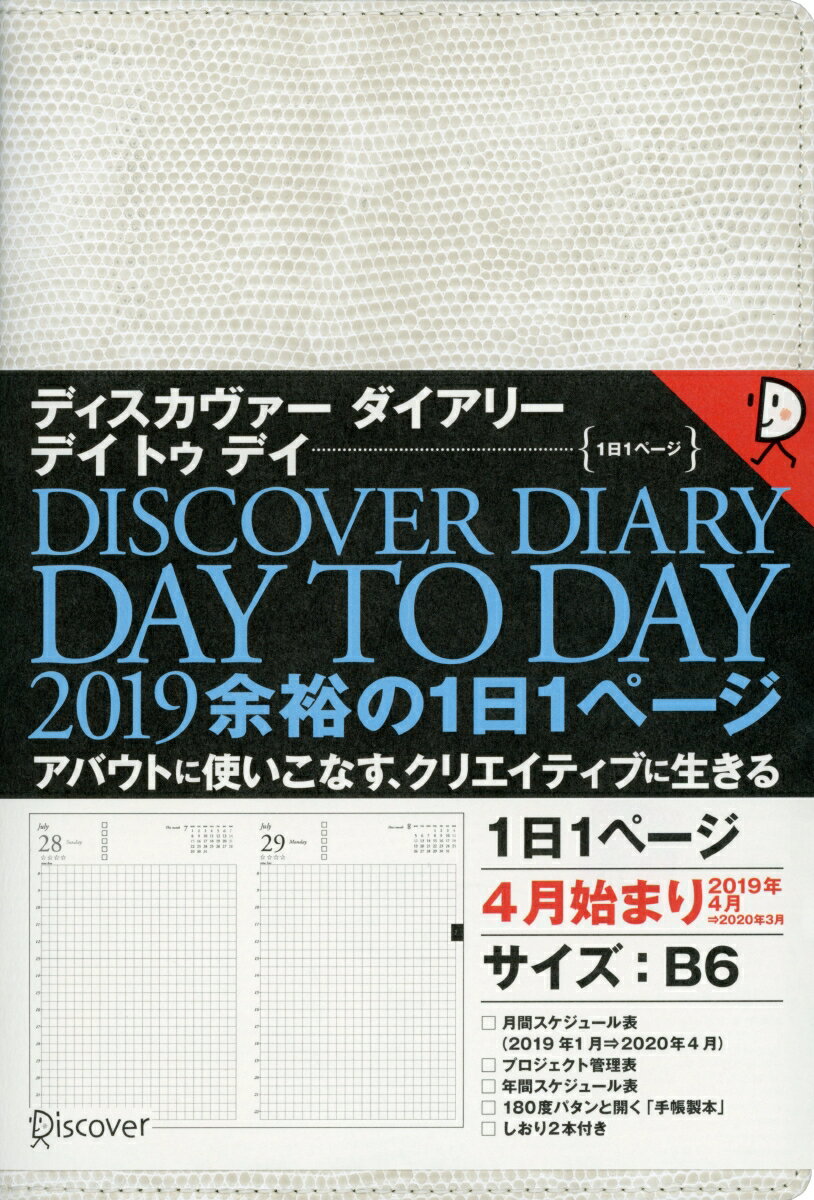 DISCOVER DIARY DAY TO DAY 2019