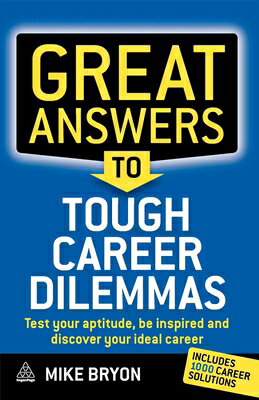 Whether entering or re-entering the current job market, it can be a daunting prospect filled with self-doubt, a lack of knowledge, and confusion. "Great Answers to Tough Career Dilemmas" helps readers overcome these setbacks by finding out which jobs they are suited for and providing information on how to get there. 256 pp.