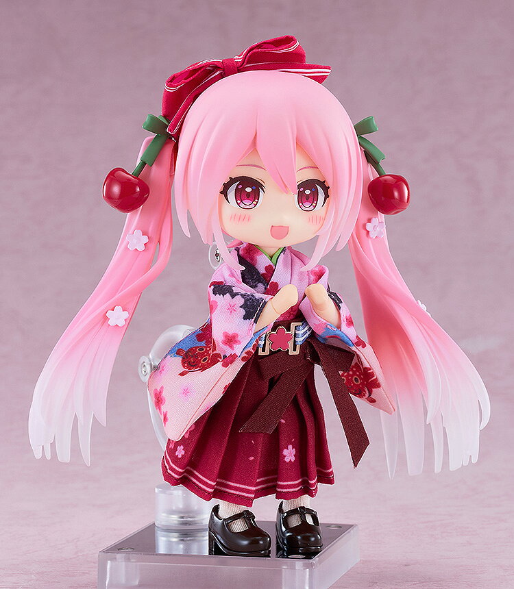 Muñeca Nendoroide "Personaje Serie Vocal 01 Hatsune Miku" Sakura Miku Hirohako 2025 Ver. (Hirosaki) (Figura Móvil Pintada) — vista 3